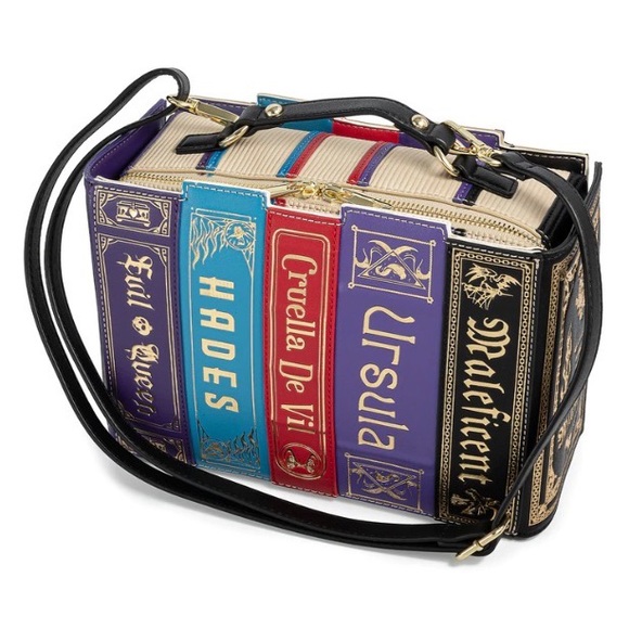 Disney Stitch Shoppe Villains Books Crossbody Bag - Picture 4 of 8